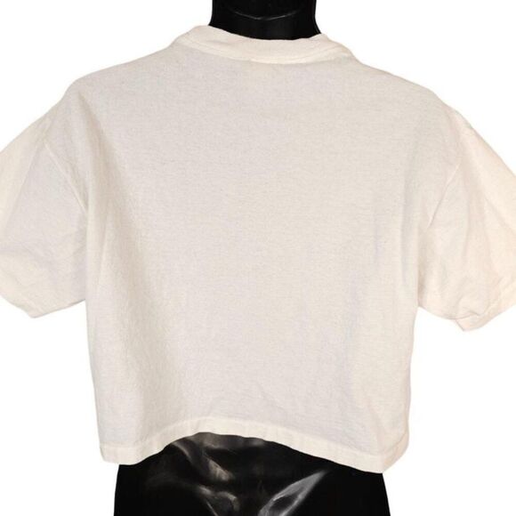 Vintage Roche Harbor Resort Crop Top T Shirt Mens Size Large White Washington - Picture 3 of 7